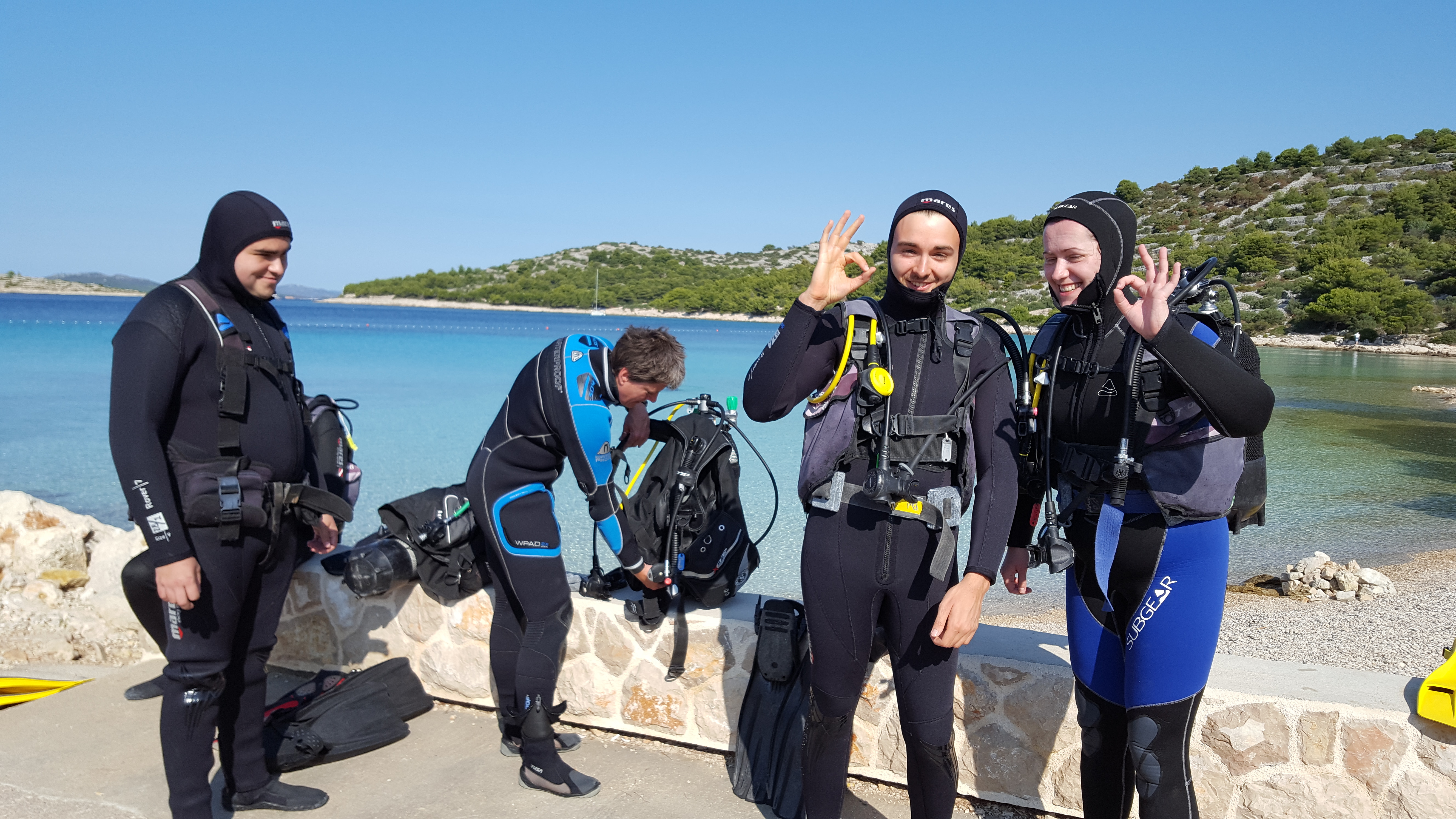 Klasse B6 in Murter - Najada diving